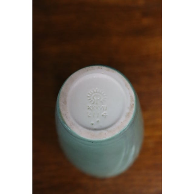 Rookwood Pottery 1937 Matte Green Vase, Form 4114 For Sale - Image 9 of 9