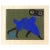 Blue Coat by Paul Klee depicting a figure in a blue coat, executed on paper mounted on cardboard in 1940. by piemags/PL...