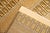 6'x9' Hand-Knotted Modern Tibetan Wool & Silk Carved Linear Rug in Gold & Green For Sale - Image 9 of 10