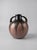 Pink and Black Flame Glazed Stoneware Vase with Double Handle by G. Méténier, 1920s For Sale - Image 9 of 9