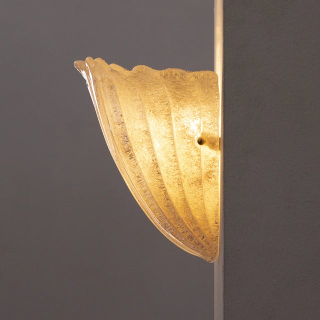 Fan-Shaped Wall Light in Alabaster Scavo with Grit, Italy, 1990s For Sale - Image 4 of 12