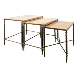 Nesting Tables from Maison Baguès, Set of 3 For Sale