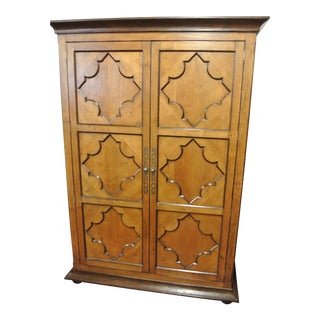 Jean Michel Arrigona Alder Wood Carved Armoire For Sale