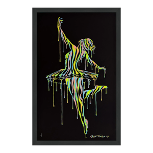 Shane Turner, Music in Motion 8.0 (Unique 1/1 Hand Painting on Screen Print ), 2023