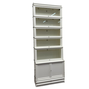 English White Display Bookcase from Globe Wernicke
