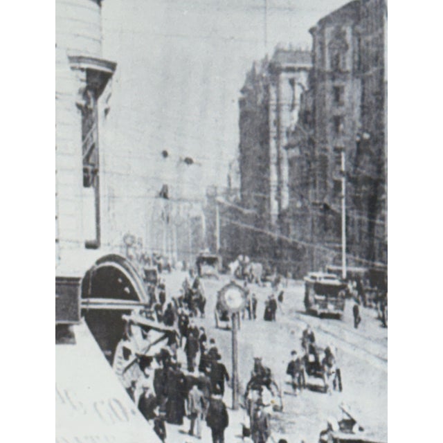 Photography San Francisco Historical Photograph Collection Early 1900s Market Street Photograph, Framed For Sale - Image 7 of 12