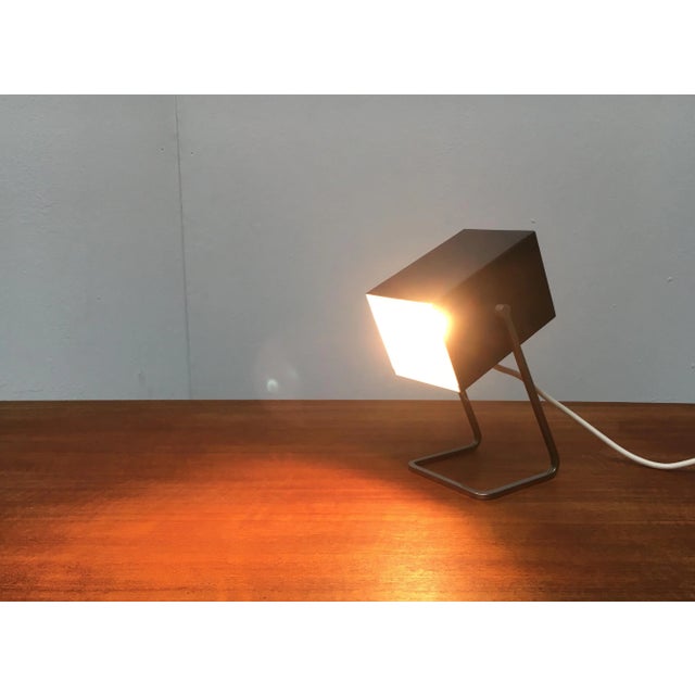 German Mid-Century Cube Table Lamp from Kaiser Idell Leuchten For Sale - Image 15 of 18