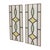 Art Deco Geometric Stained Glass Window, Set of 2 For Sale - Image 5 of 15