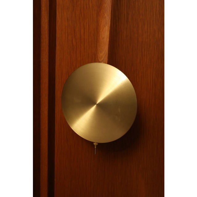 Stickley Mission Collection Oak Tall Case Clock For Sale - Image 11 of 18