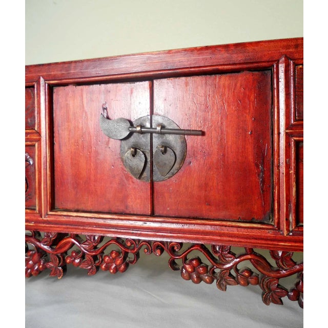 Wood Early 19th Century Antique Chinese Petit Altar For Sale - Image 7 of 12