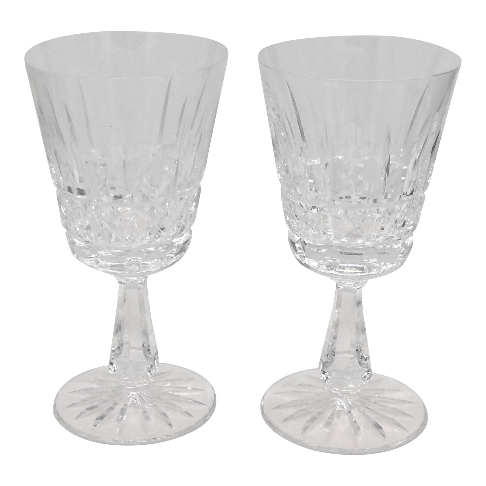 Waterford Crystal Kylemore Vintage Water Goblets a Pair Chairish