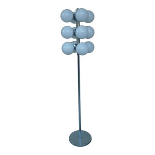 Mid-Century 70's Space Age Mod Multi Globe Fog Horn Lamp For Sale