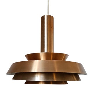 Mid-Century Pendant in the style of Jo Hammerborg, Denmark, 1970s For Sale