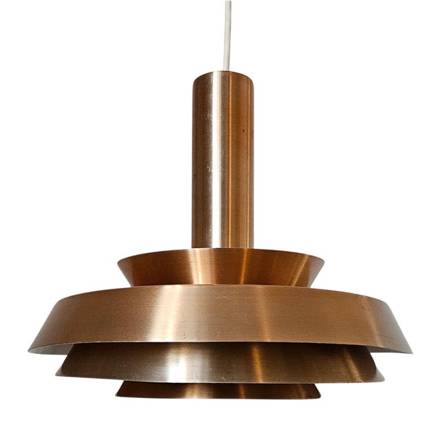 Mid-Century Pendant in the style of Jo Hammerborg, Denmark, 1970s For Sale