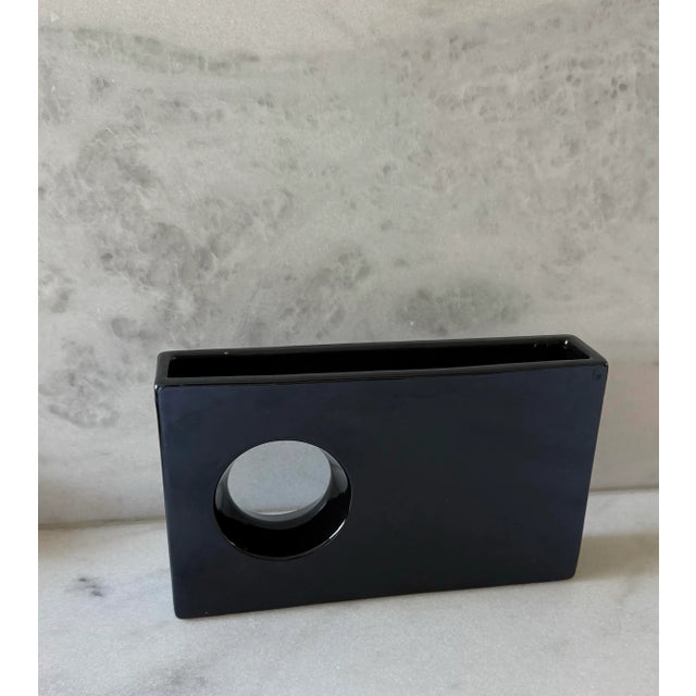 Japanese Mid Century Japanese Ceramic Vase For Sale - Image 3 of 11