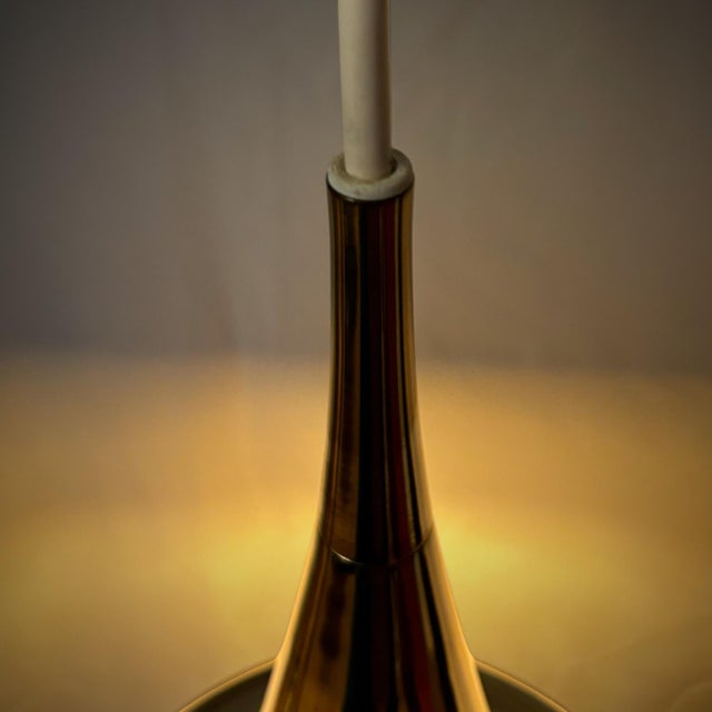 Mid-Century Scandinavian Brass Pendant Lamp by Eje Ahlgren for Bergboms, 1960s For Sale - Image 9 of 11