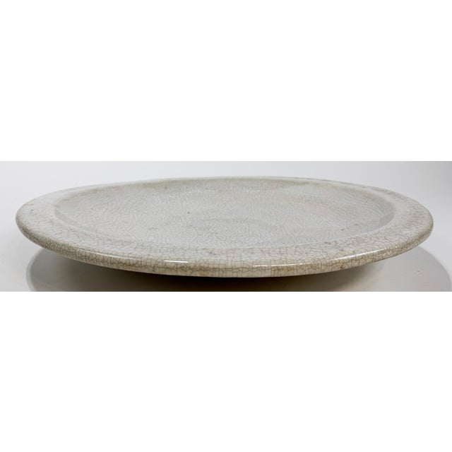 Mid 20th Century Oversized Vintage Studio Pottery Platter Bowl For Sale - Image 5 of 6