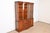 Drexel Drexel Georgian Carved Mahogany Breakfront Bookcase Cabinet, 1950s For Sale - Image 4 of 12