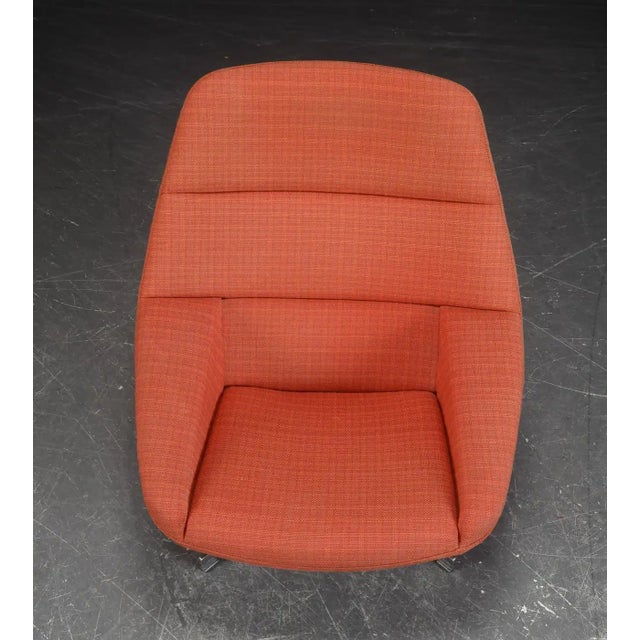Model Ml91 Swivel Lounge Chair by Illum Wikkelsø for Mikael Laursen, 1960s For Sale - Image 10 of 11