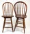 Windsor Style Wood Bar Stools a Pair For Sale In Portland, ME - Image 6 of 13