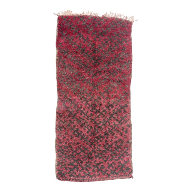 Vintage Talsint Moroccan Rug, 05'04 X 11'05 For Sale