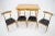 Wood Dining Set by Alan Fuchs for Uluv, Czechoslovakia, 1960s, Set of 5 For Sale - Image 7 of 16