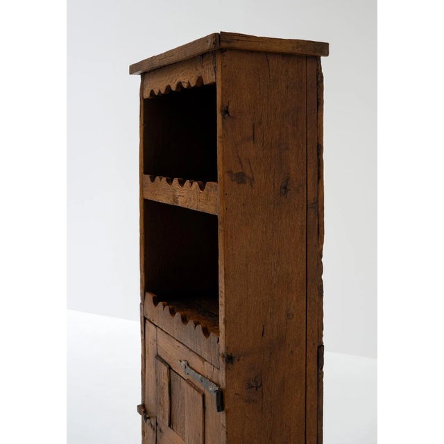 Rustic Folk Art Travail Populaire Cabinet, France, 19th Century For Sale - Image 5 of 12