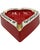Mid 20th Century Vintage Gordon's Dry Gin Red Ceramic Heart Shaped Ashtray Catchall Dish For Sale - Image 5 of 10