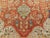Orange 1970s Vintage Hand Knotted Persian Tabriz Rug 9'x 11'7" For Sale - Image 8 of 13