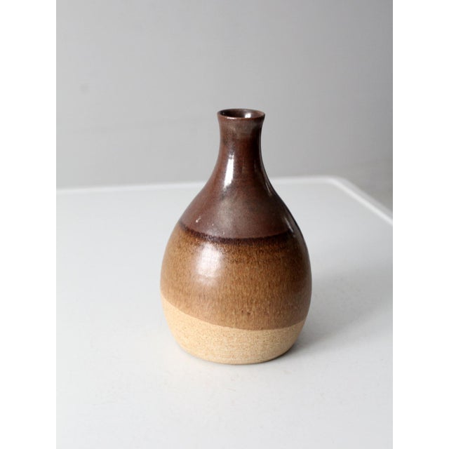 Ceramic Vintage Studio Pottery Decanter Vase For Sale - Image 7 of 10