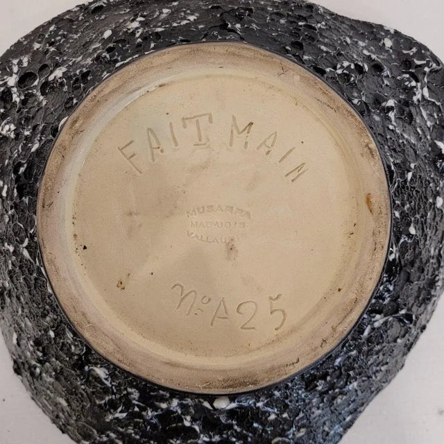 Volcanic Centerpiece by Marius Musarra for Mabyjo's Vallauris, France, 1960s For Sale - Image 15 of 17