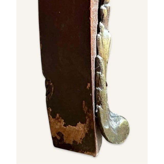 Pair of 20th Century French Napoleon 3rd Style Marquetry Side Tables With Marble Tops For Sale - Image 6 of 10