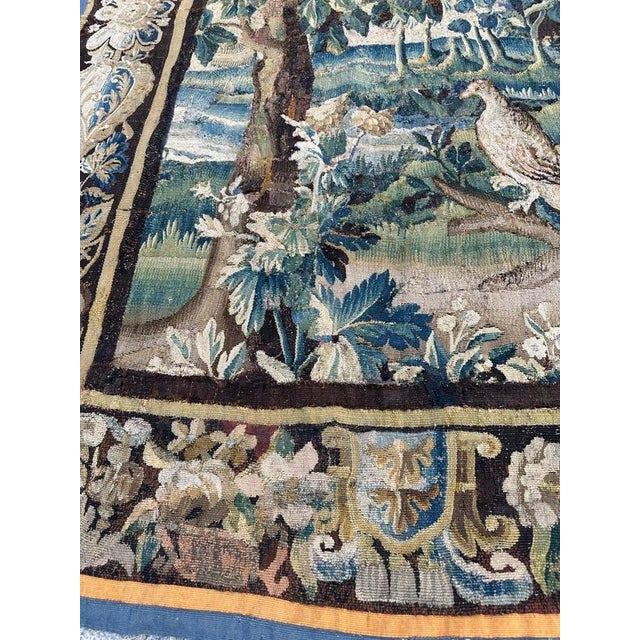 Antique Aubusson Tapestry, 1700s For Sale - Image 4 of 18