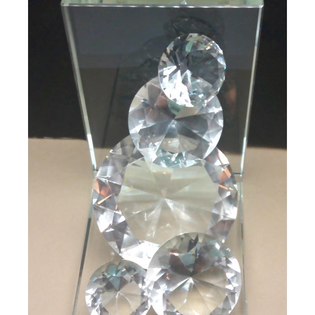 Late 20th Century Vintage Crystal Bookends Very Sparkly For Sale - Image 5 of 10