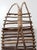 Vintage Rustic Twig Basket With Arched Handle For Sale - Image 11 of 18