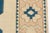 Vintage Hand-Knotted Turkish Kilim Rug in Ivory and Indigo Blue For Sale - Image 10 of 11