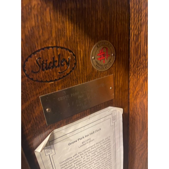 1990s Stickley Grove Park Inn Mission Clock, #49 of Only 50 Built. For Sale - Image 11 of 12