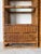 1970's Vintage Palm Beach Regency Style Arched Rattan & Glass Étagères – A Pair For Sale - Image 10 of 18