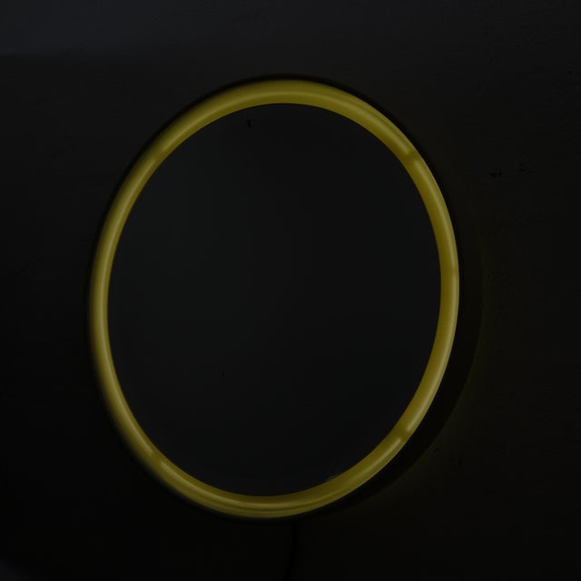 Spacen Age Backlit Mirror, Italy, 1970s For Sale - Image 18 of 18