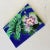 Mid 20th Century Antique Art Pottery Waterlilly Glazed Decorative Wall Tile in Blue, Green and Pink For Sale - Image 5 of 7