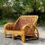 Vintage Coastal 1950s Pencil Reed Loveseat For Sale - Image 4 of 7