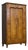 Vintage Biedermeier Burr Walnut Wardrobe, 1930s For Sale