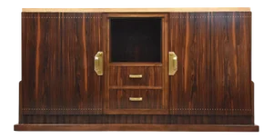 Art Deco Modern Sideboard by Christian Krass in Macassar