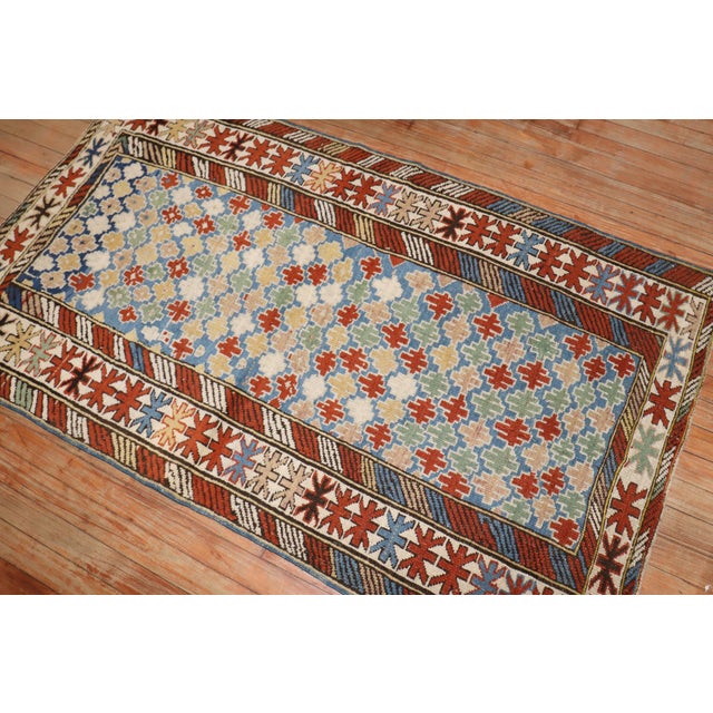 Zabihi Collection Late 19h Century Caucasian Shirvan Rug For Sale In New York - Image 6 of 9