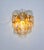 Vintage Italian Murano Wall Lights with 10 Amber Trasparent Glasses, 1990s, Set of 2 For Sale - Image 16 of 18