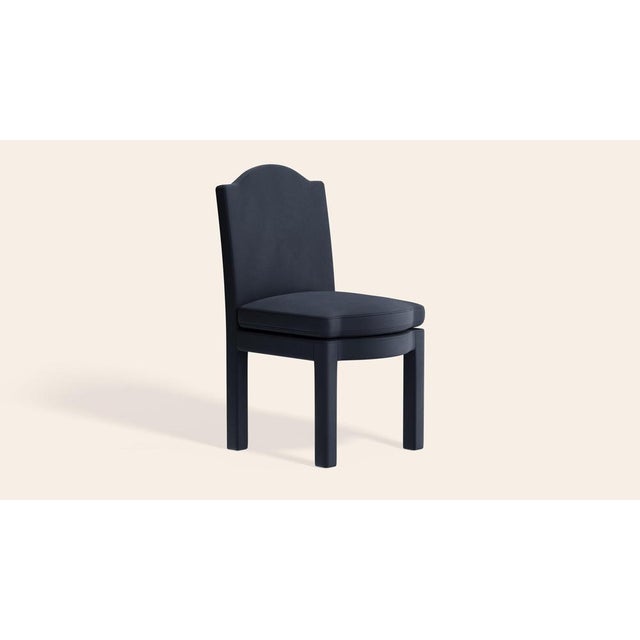Our fully upholstered dining chair is a super chic addition to any dining table, and can sit just as well as a side or...