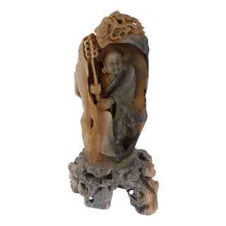 Lohan Figure in Soapstone For Sale