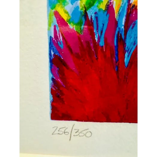 Impressionist 1980s Jean-Claude Pico Art, Framed, Serigraph Signed & Numbered 256/350 For Sale - Image 3 of 4