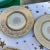 Ceramic 1970s Collection of Gold Detailed Dinner Plates- Set of 8 For Sale - Image 7 of 7