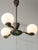 Art Deco French Brass Figural Chandelier, 1930 For Sale - Image 5 of 18